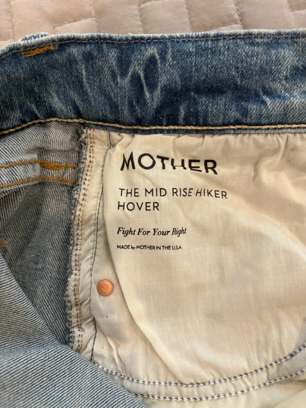New MOTHER Light Blue Denim Jeans - Size 27